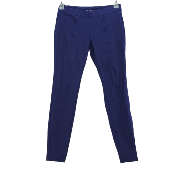 Vineyard Vines Pants Womens 2 (26x26.5) Navy Blue Pull On Skinny Stretchy Ankle - Picture 5 of 12
